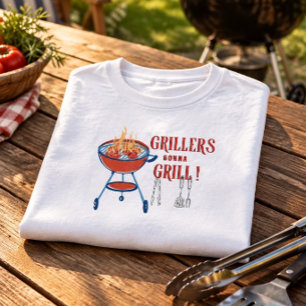 Camiseta divertida Grillers Gonna Grill