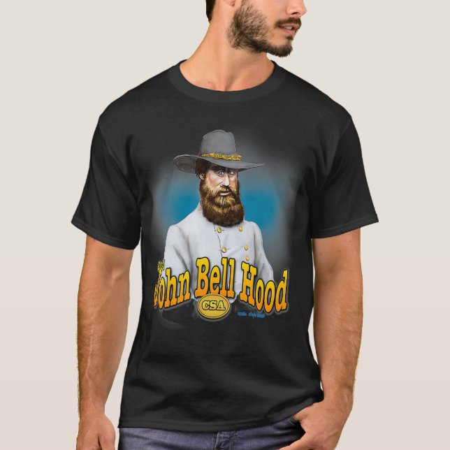 Camiseta Divertida Guerra Civil John Bell Hood (Anverso)