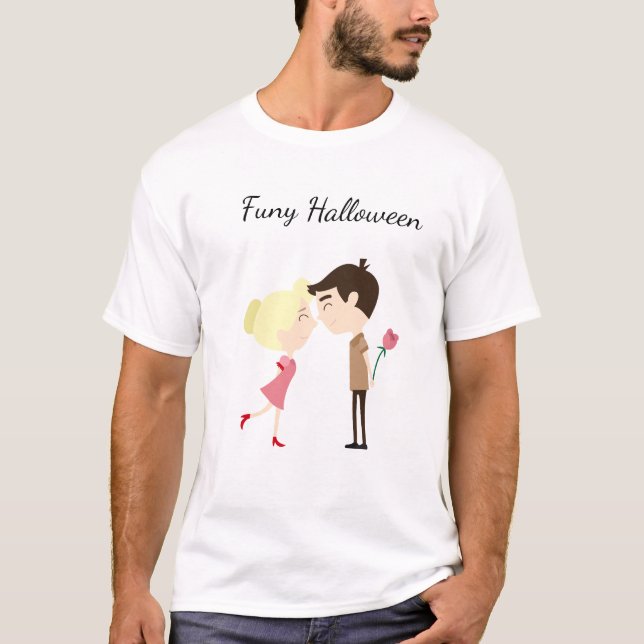 Camiseta divertida Halloween para hombres (Anverso)