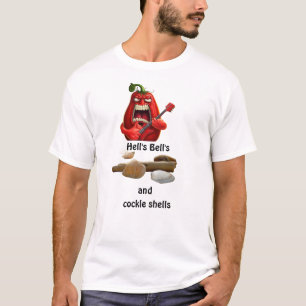 Camiseta divertida Hell’s Bell’s y conchas de berb
