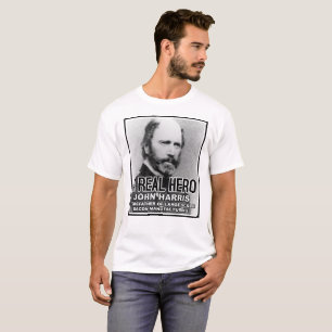 Camiseta Divertida Héroe John Harris Bacon