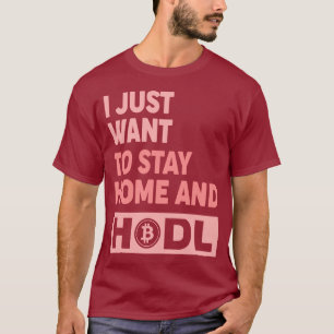 Camiseta divertida Hodl Crypto Bitcoin logo delant