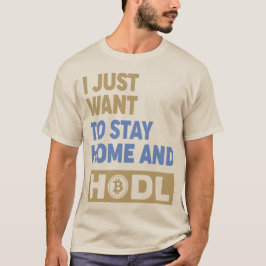 Camiseta divertida Hodl Crypto Bitcoin logo delant