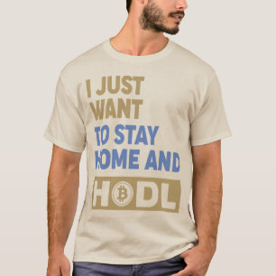 Camiseta divertida Hodl Crypto Bitcoin logo delant