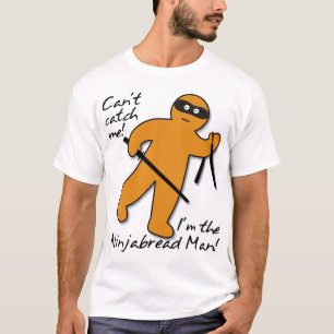 Camiseta Divertida Hombre de Jengibre Ninjabread N