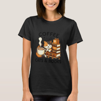 Camiseta Divertida Idea Acogedora para Amante de Gatos y Ca