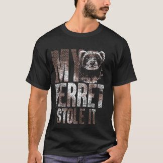Camiseta Divertida Idea para Amantes de Animales Mi Hurón l