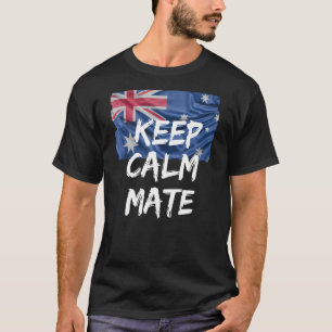 Camiseta Divertida jerga australiana mantiene la bandera au