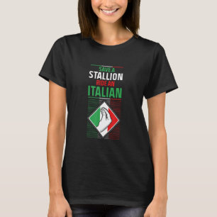 Camiseta Divertida jerga italiana dice Chiste de humor en I