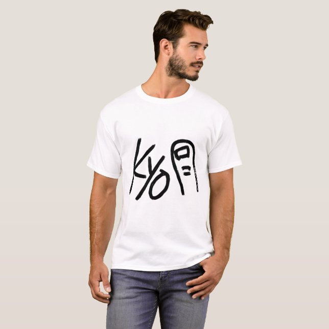 Camiseta divertida - Kyoto (kyo-dedo del pie) (Anverso completo)
