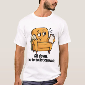 Camiseta divertida lista de tareas