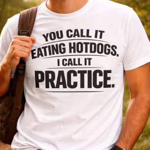 Camiseta Divertida Llamas Comer Hot Dogs Humor