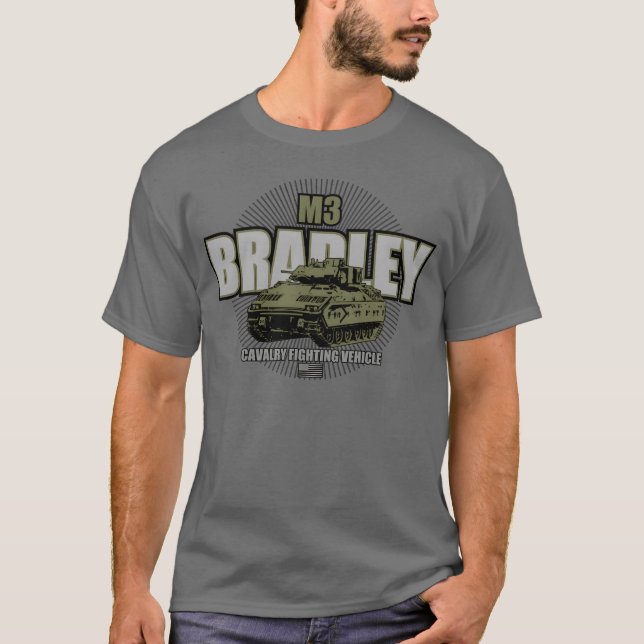 Camiseta divertida M3 Bradley Small 70s (Anverso)