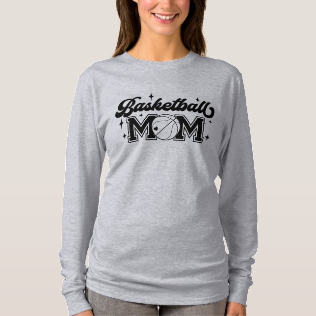 Camiseta Divertida madre de baloncesto (Anverso)