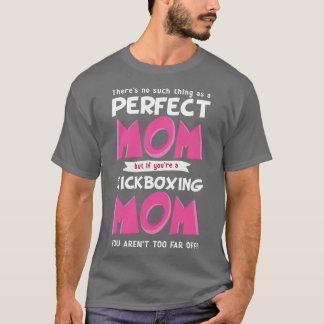 Camiseta Divertida madre de Kickboxing diciendo