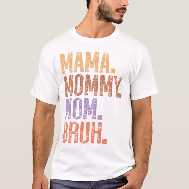 Camiseta Divertida mamá de Vintage (Anverso)