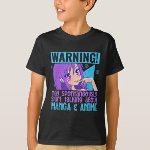 Camiseta Divertida Manga Anime Lover Otaku Weeb Cita Anime