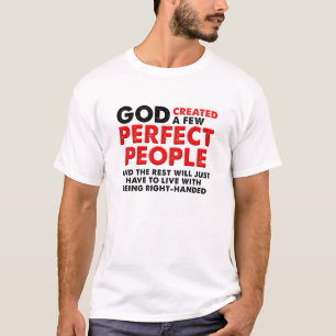 Camiseta Divertida Mano Izquierda Perfecta