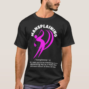 Camiseta divertida MANSPLAINING Golf