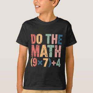 Camiseta Divertida Matemáticas 67 Meme Seis Siete