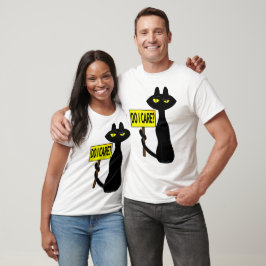 Camiseta divertida ¿Me importa? de Bad Booglie