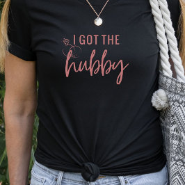 Camiseta divertida Me llevé al marido Novia de sol