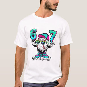 Camiseta divertida meme de béisbol con goteo de he
