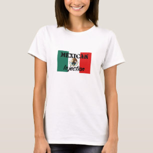 Camiseta Divertida Mexicana por Inyección