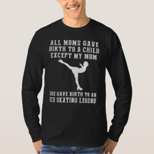 Camiseta divertida: ¡Mi mamá, la leyenda del patin