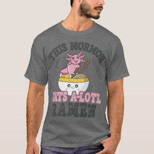 Camiseta Divertida Mormor Amante De Ramen Comiendo Cute Axo