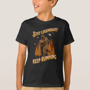 Camiseta Divertida Motivación para Correr de Bigfoot
