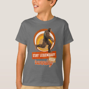 Camiseta Divertida Motivación para Correr de Bigfoot