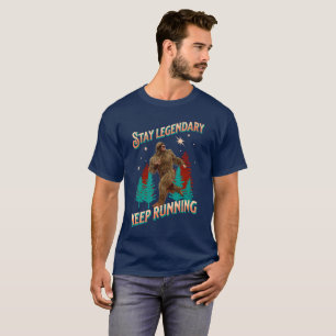 Camiseta Divertida Motivación para Correr de Bigfoot