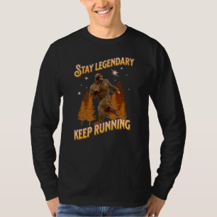 Camiseta Divertida Motivación para Correr de Bigfoot