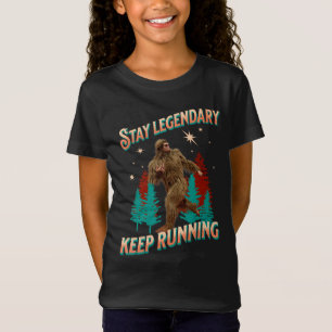 Camiseta Divertida Motivación para Correr de Bigfoot