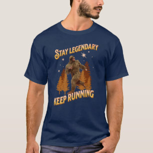 Camiseta Divertida Motivación para Correr de Bigfoot