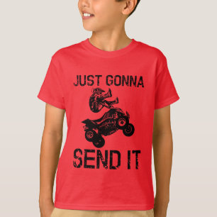 Camiseta Divertida moto sucia ATV Quad sólo la enviará