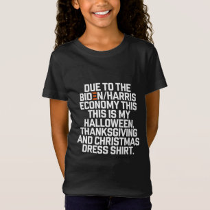 Camiseta Divertida Navidad Economía Biden Harris