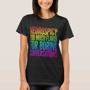 Camiseta Divertida Neurodivergente   Sarcasmo Neur