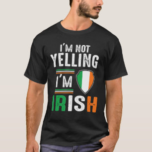 Camiseta Divertida No Grito Soy Irlandés Camiseta