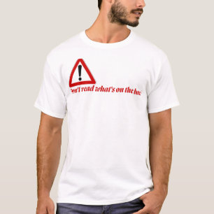 Camiseta Divertida 'No Leas la Parte de Atrás'