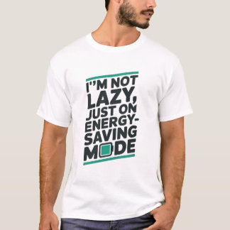 Camiseta Divertida “No Soy Perezoso”