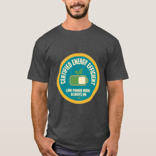 Camiseta Divertida No Soy Perezoso Soy Eficiente E