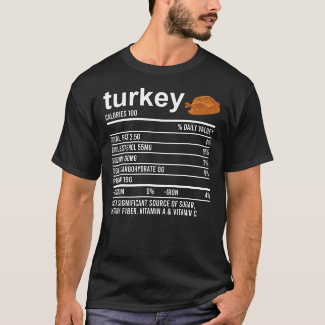 Camiseta Divertida Nutrición Hecho De La Aparición De Alime (Anverso)
