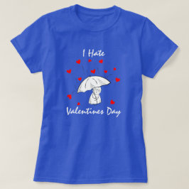 Camiseta Divertida Odio San Valentín