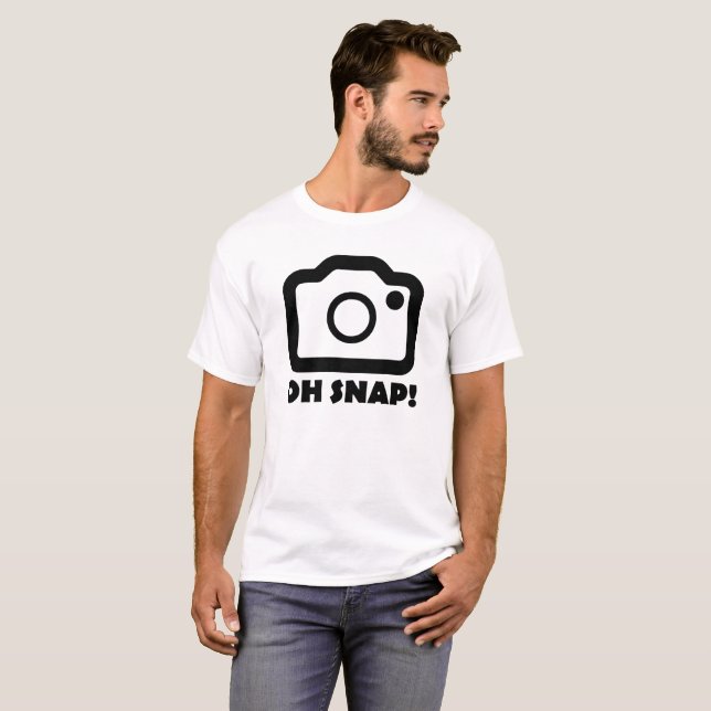 Camiseta Divertida Oh Snap (Anverso completo)