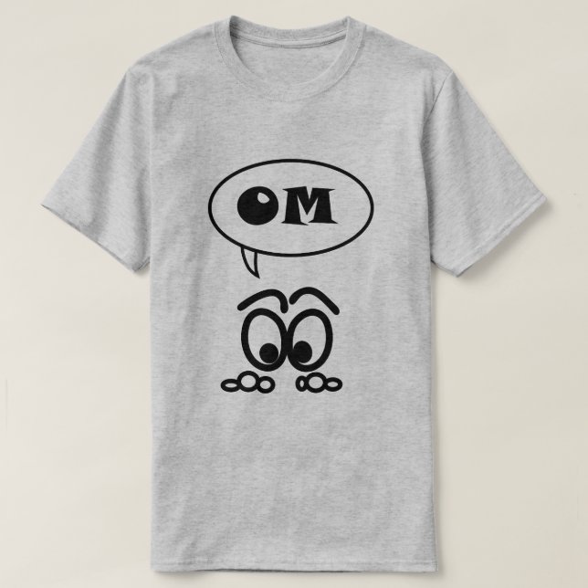 Camiseta divertida OM Meditation (Diseño del anverso)