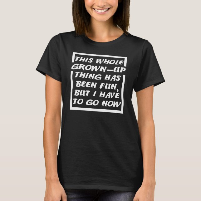 Camiseta Divertida para Adultos (Anverso)