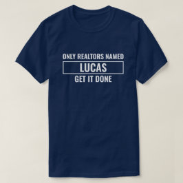 Camiseta divertida para agentes inmobiliarios homb