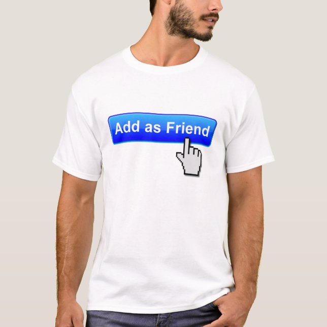 Camiseta divertida para agregar amigos (Anverso)
